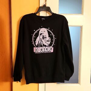 Vinyl Icons Blondie Women's Black Sweatshirt w/ Back Detailing Size S